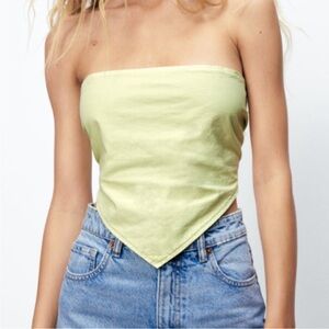 Zara strapless bandana top